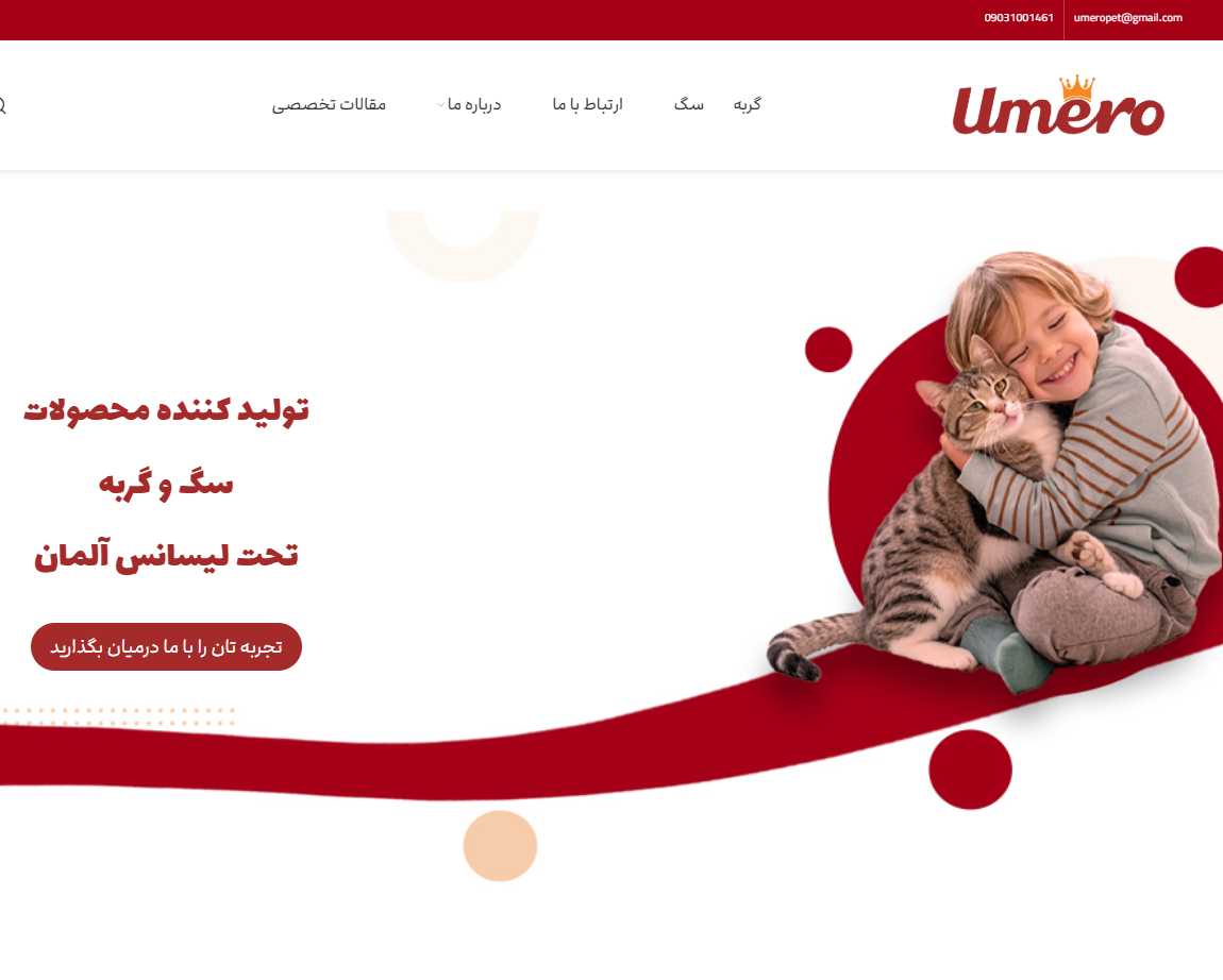 نمونه کار طراحی سایت